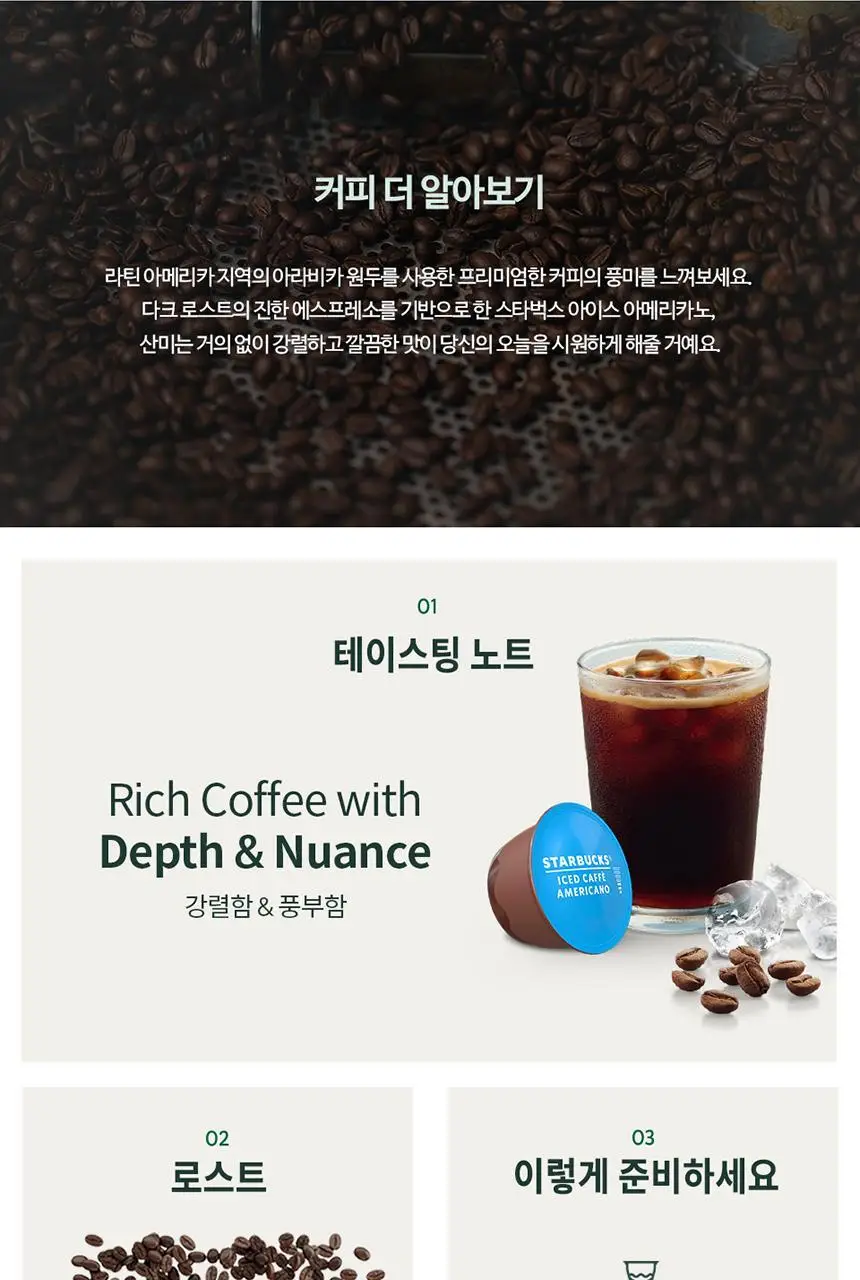 [공식] 스타벅스 돌체구스토 캡슐 7박스(84P) 인기 패키지 상세페이지 21